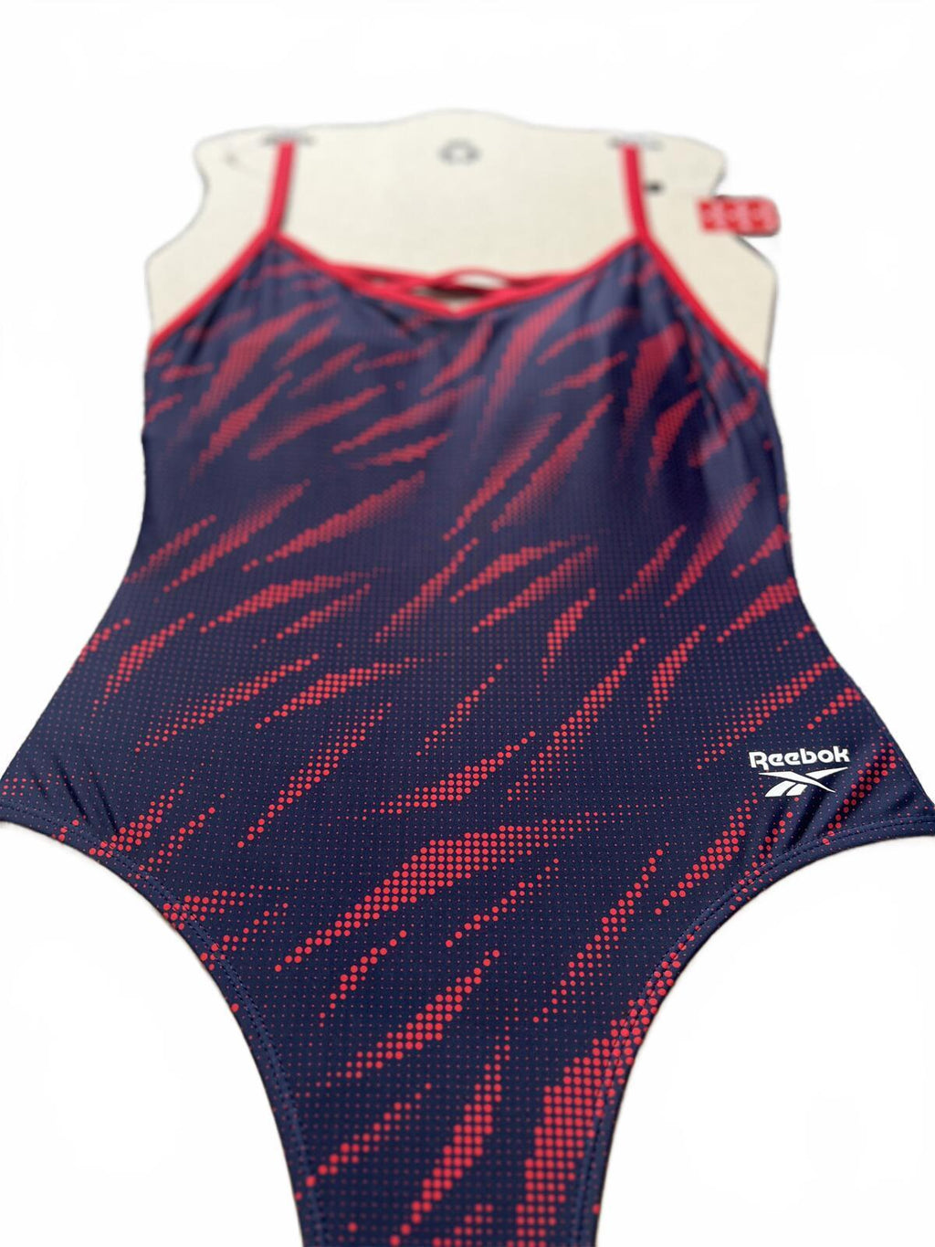 Reebok navy & red swimsuit, size 12