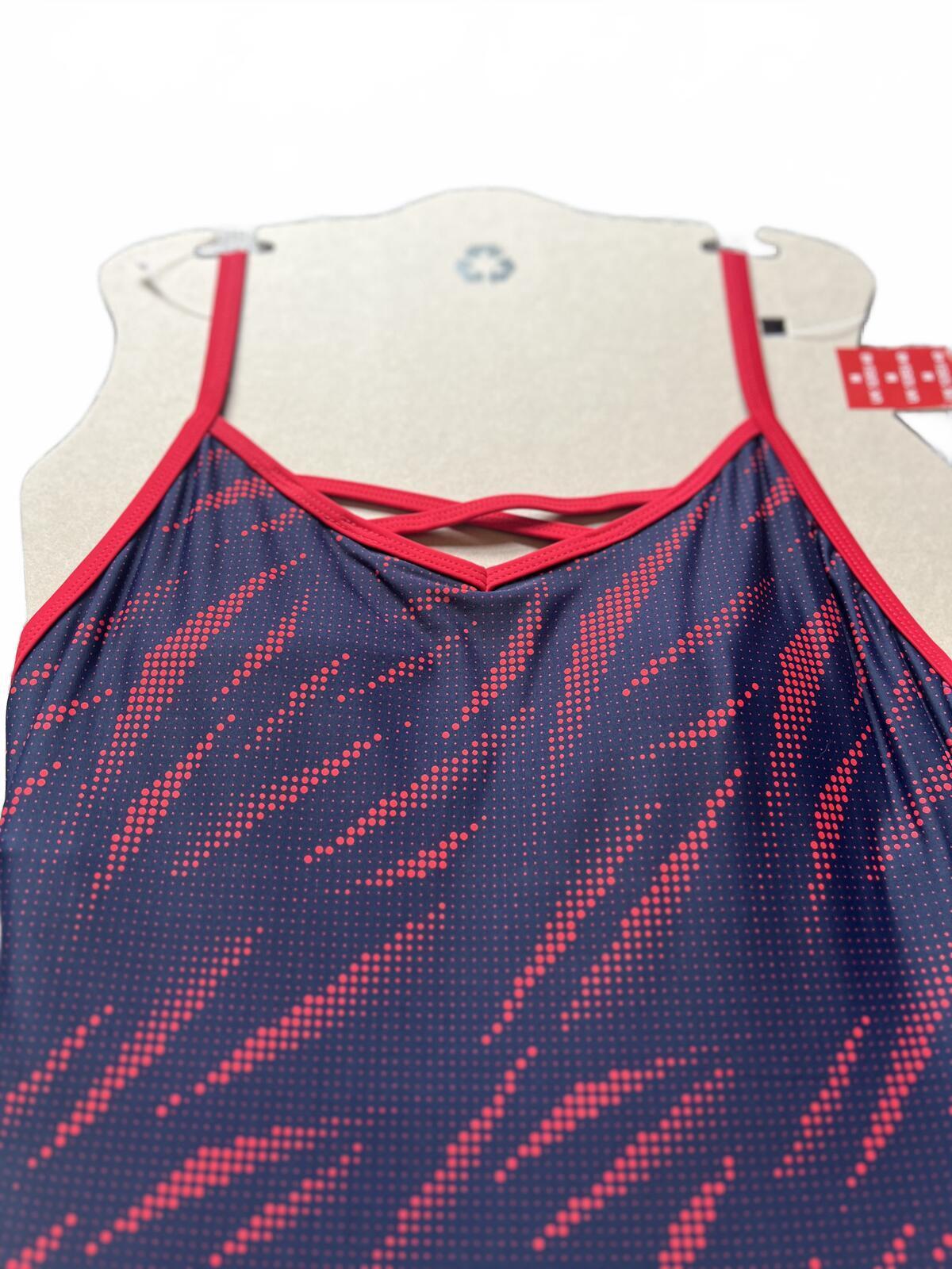 Reebok navy & red swimsuit, size 12