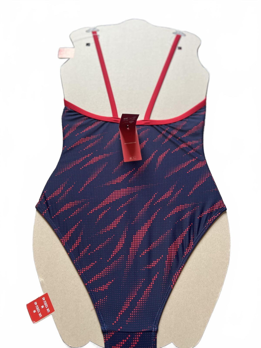 Reebok navy & red swimsuit, size 12