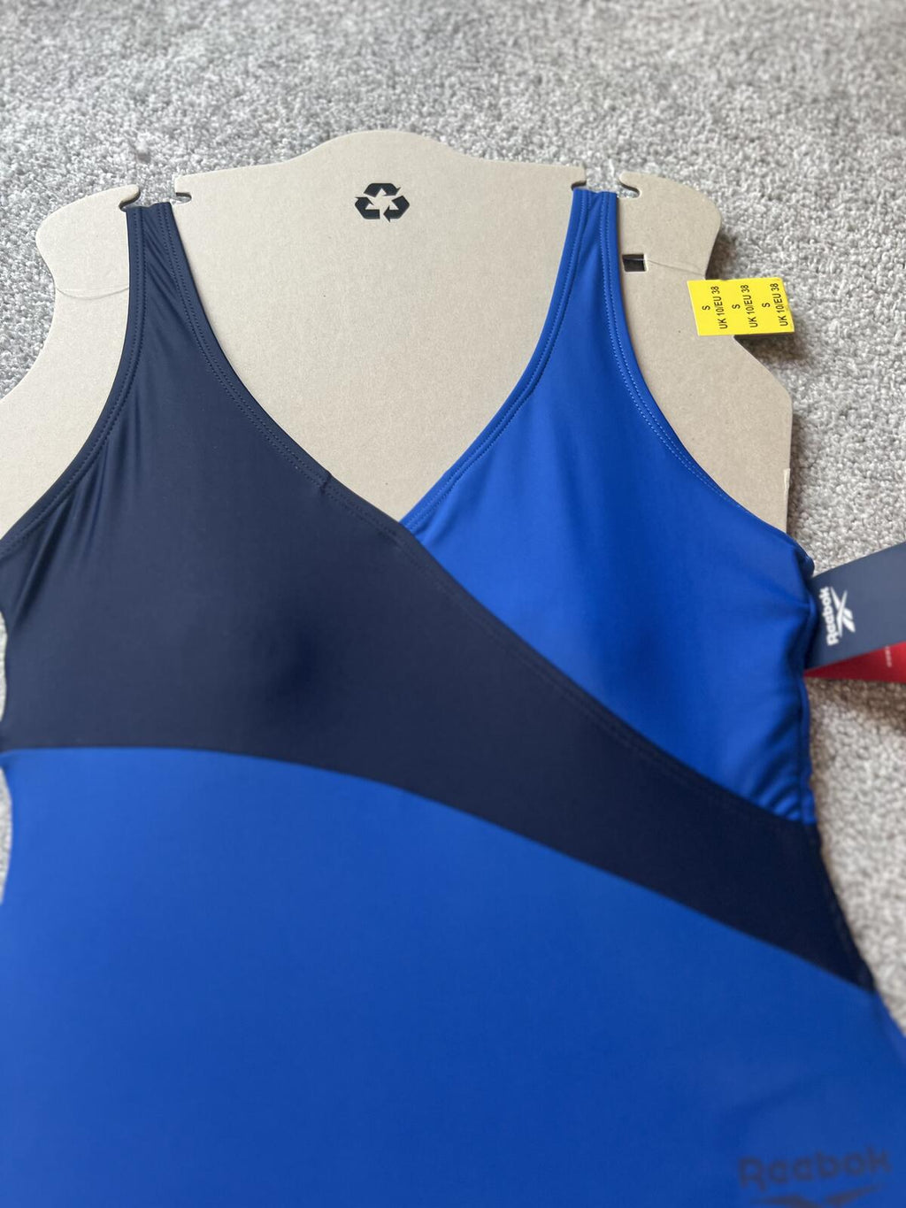 Reebok blue & navy swimsuit, size 10