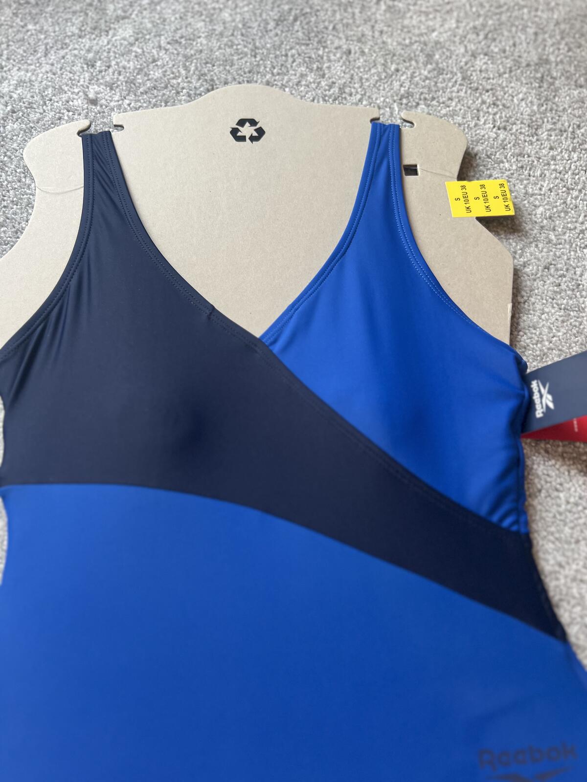 Reebok blue & navy swimsuit, size 10