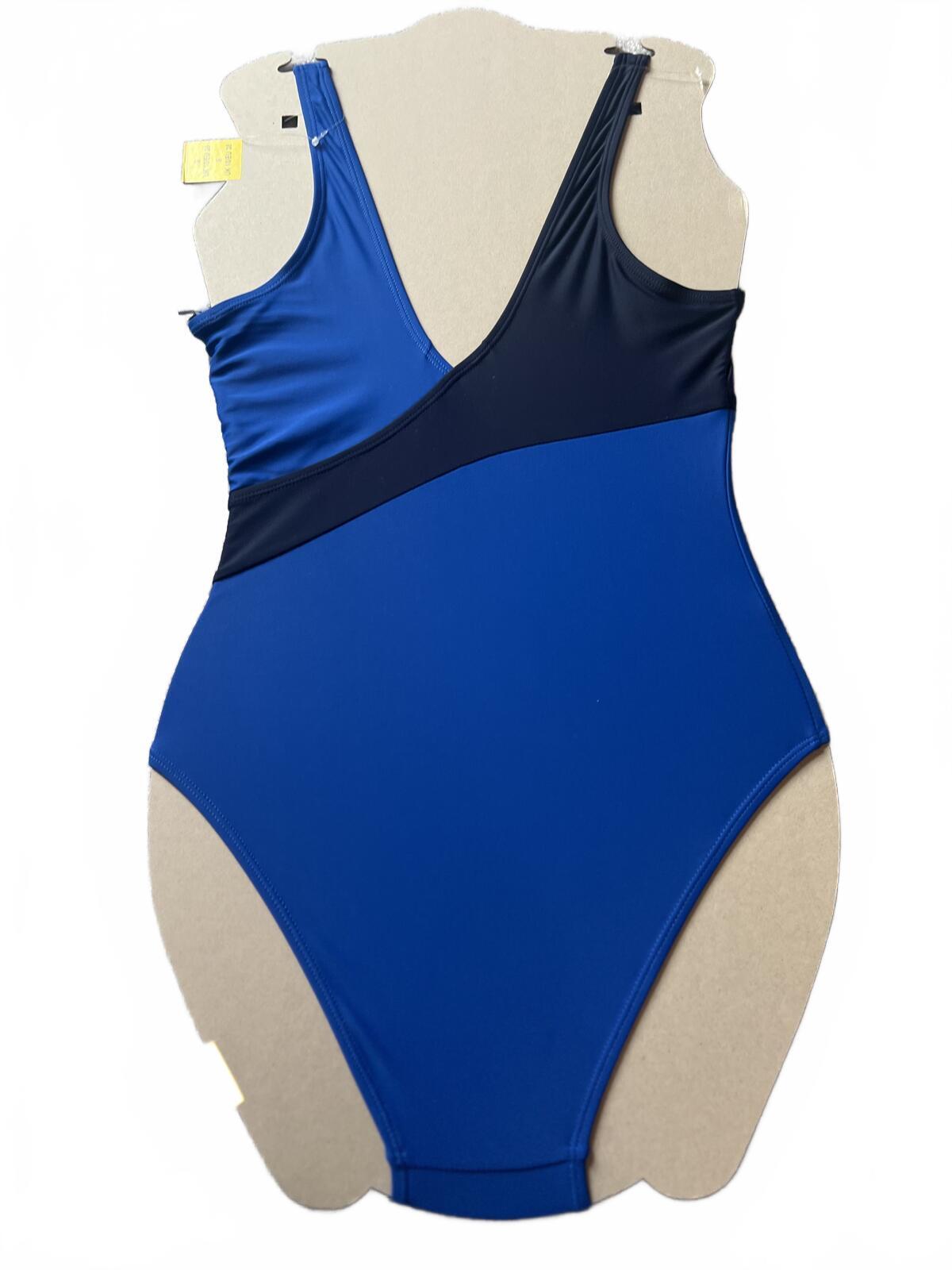 Reebok blue & navy swimsuit, size 10