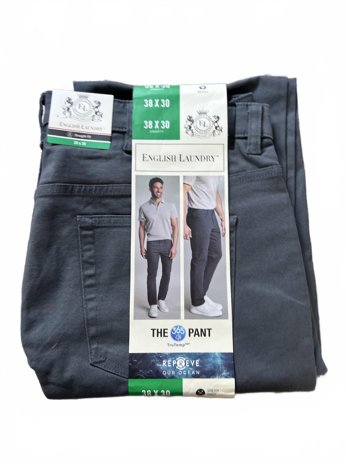 English Laundry grey 365 trousers, size 38” x 30”