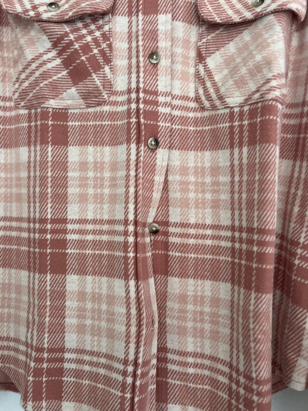 Jachs Girlfriend soft feel pink check shirt, size small