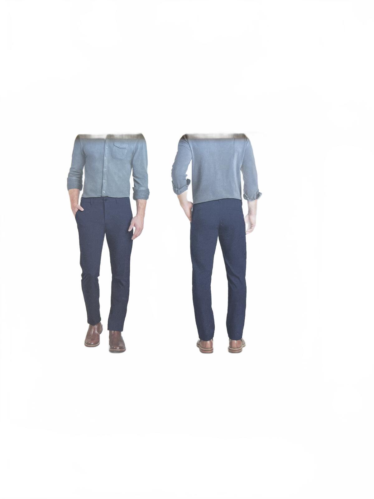 English Laundry navy flat front chinos, size 40” x 30”