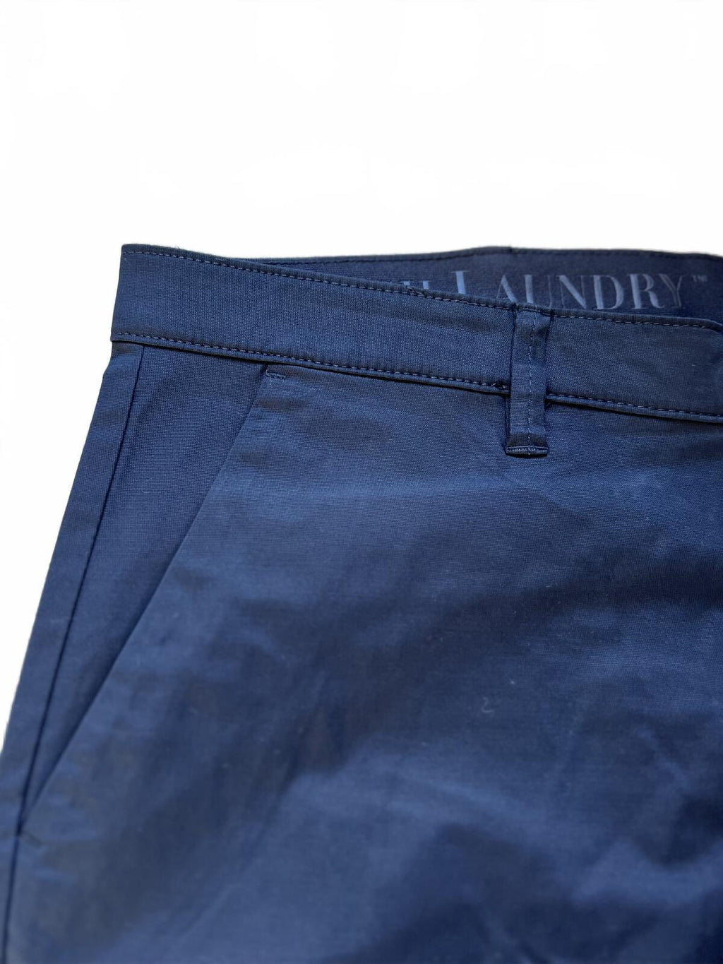 English Laundry navy flat front chinos, size 40” x 30”