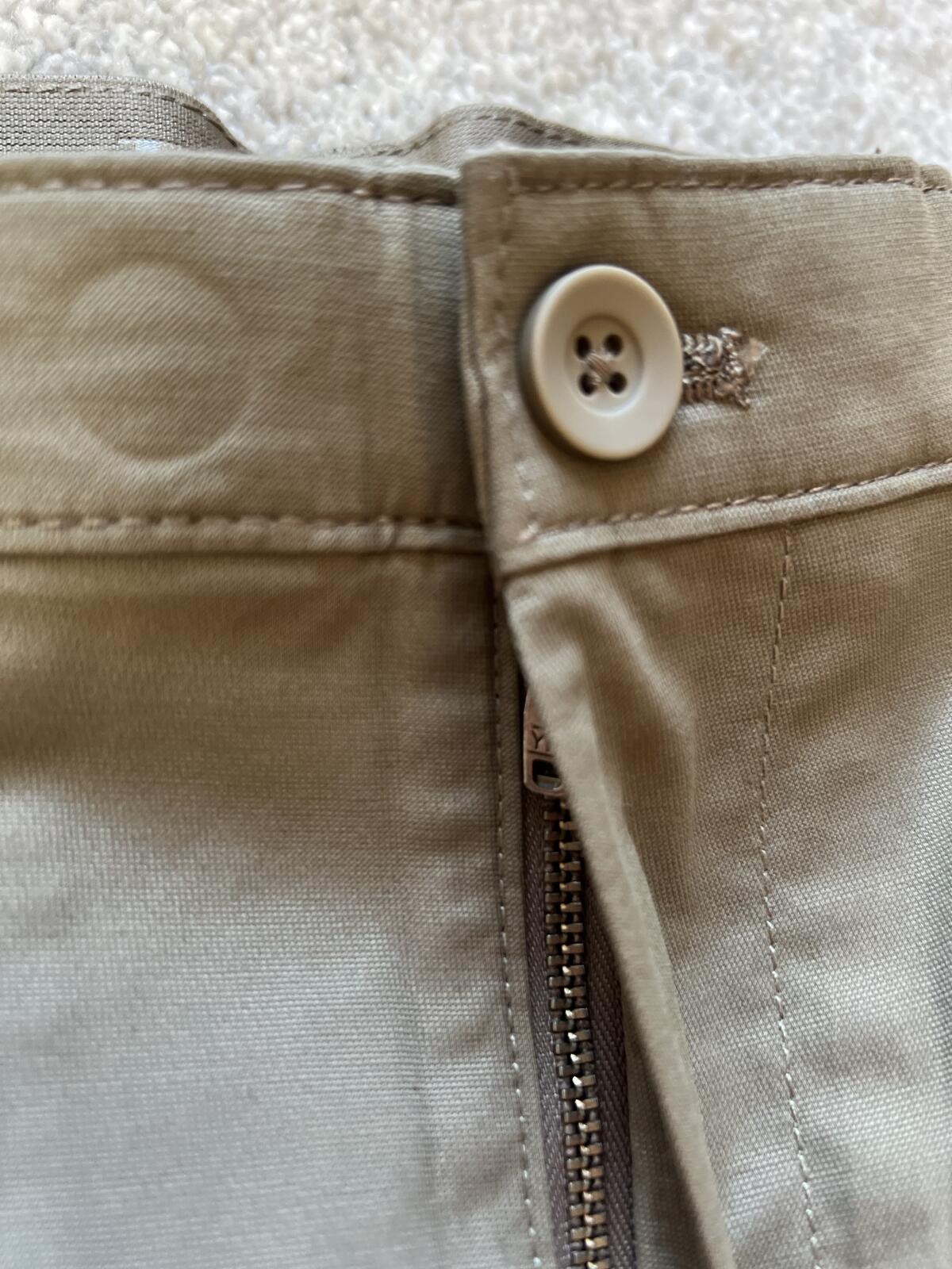 English Laundry mushroom flat front chinos, size 40” x 32”