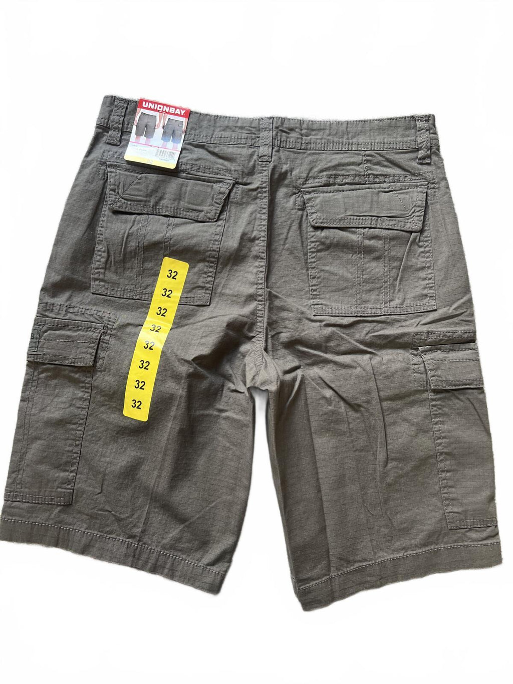 Unionbay grey cargo shorts, size 32” waist