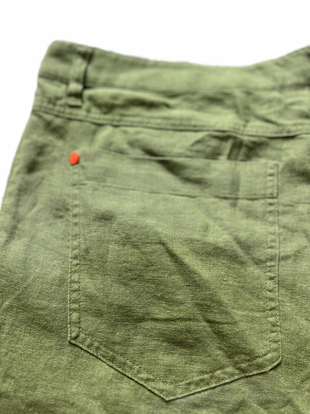 Swims green linen blend shorts, size 38” waist