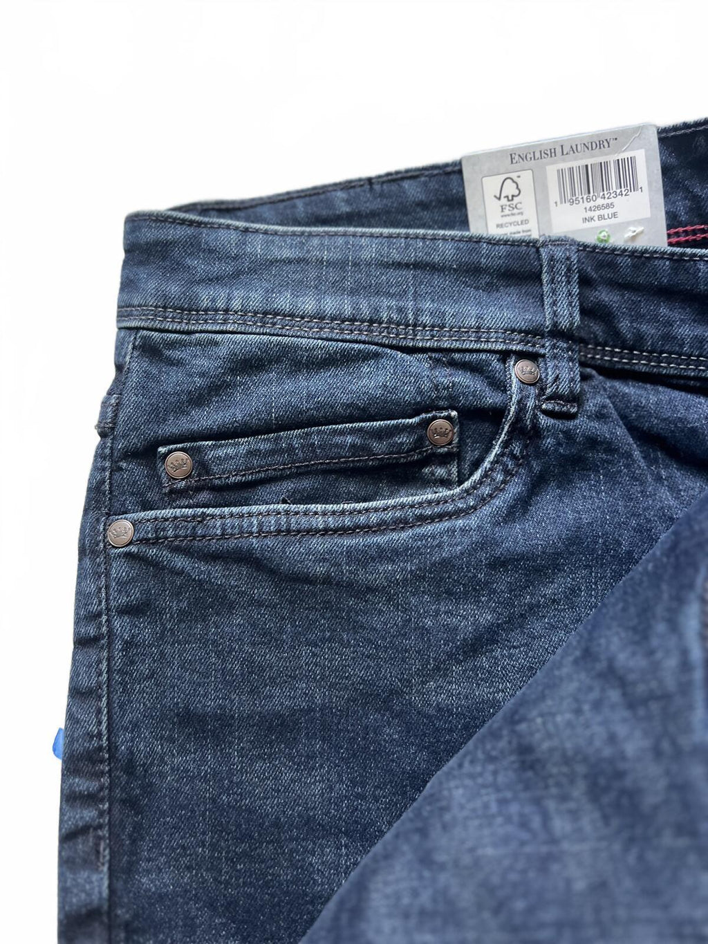 English Laundry ink blue jeans, size 36” x 32”