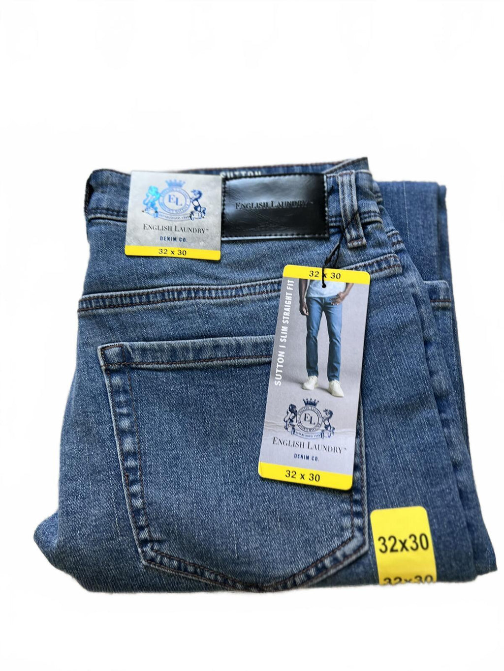 English Laundry light blue jeans, size 32” x 30”