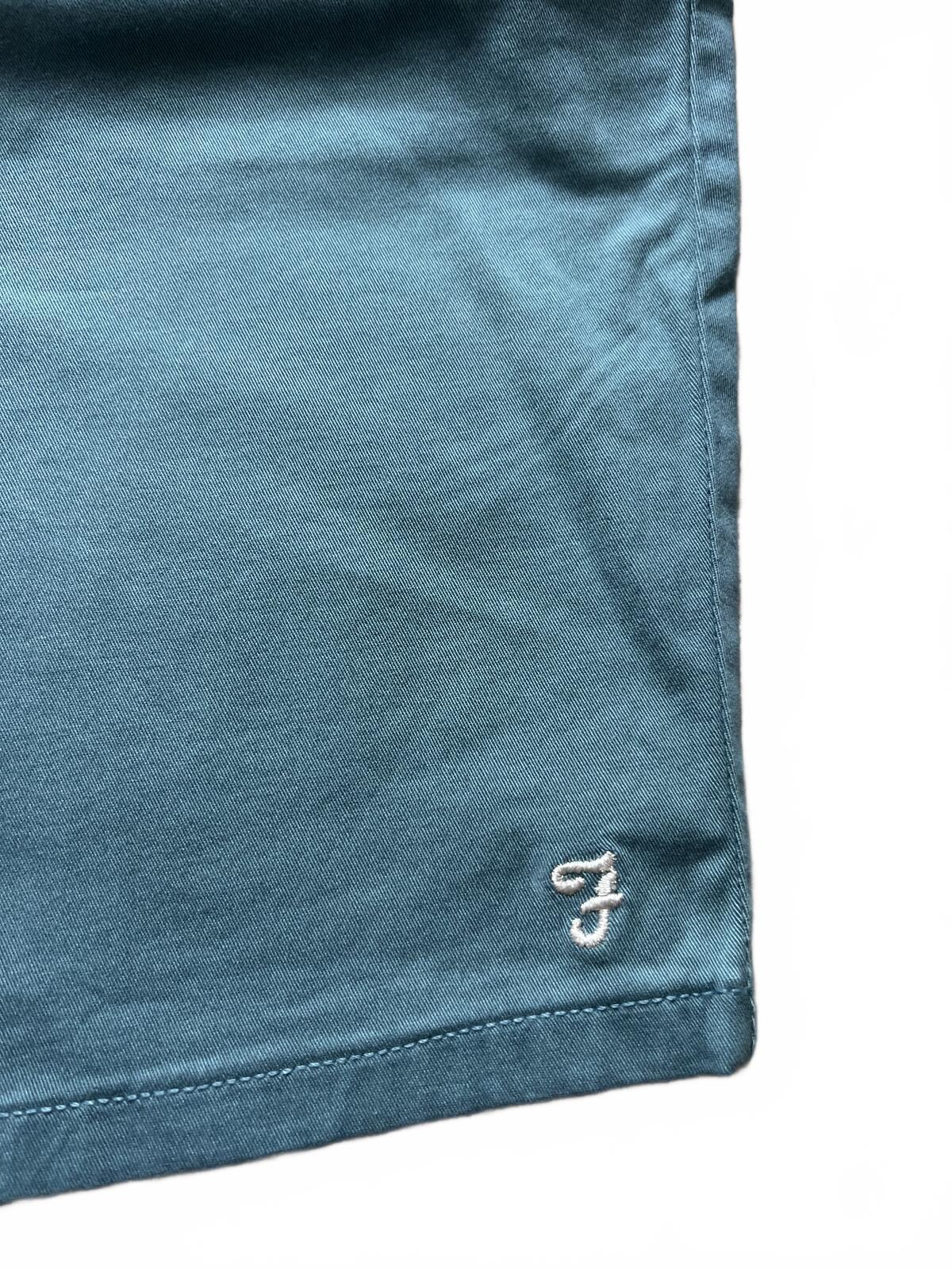 Farah men’s blue chino shorts, size 40” waist