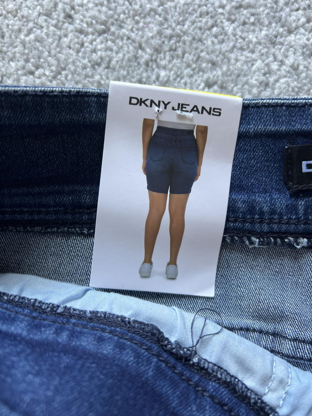 DKNY denim shorts, size small
