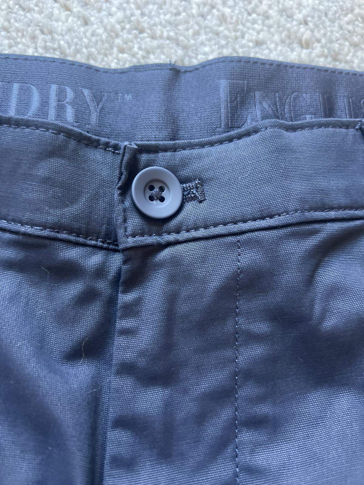 English Laundry navy chinos, size 38” x 34”