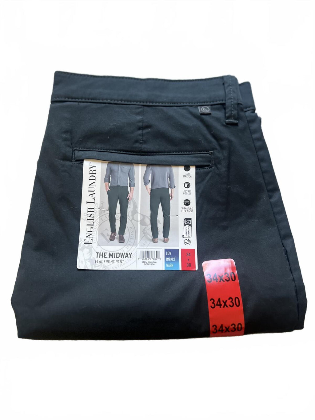 English Laundry deep sea chinos, size 34” x 30”