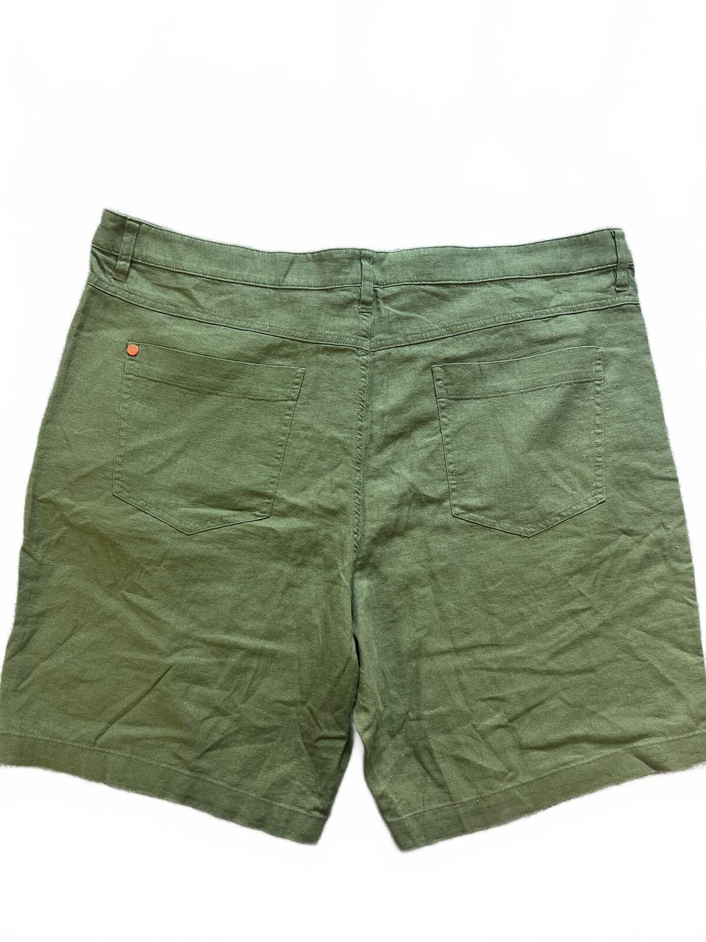 Swims green linen blend shorts, size 40” waist