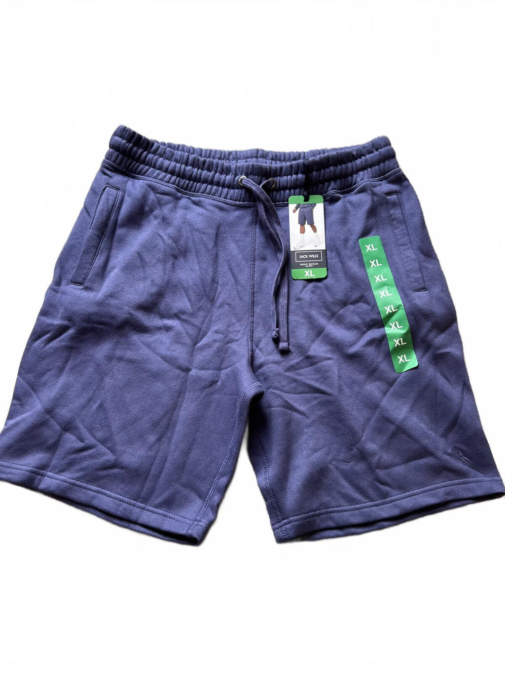 Jack Wills blue elasticated waist shorts, size XL