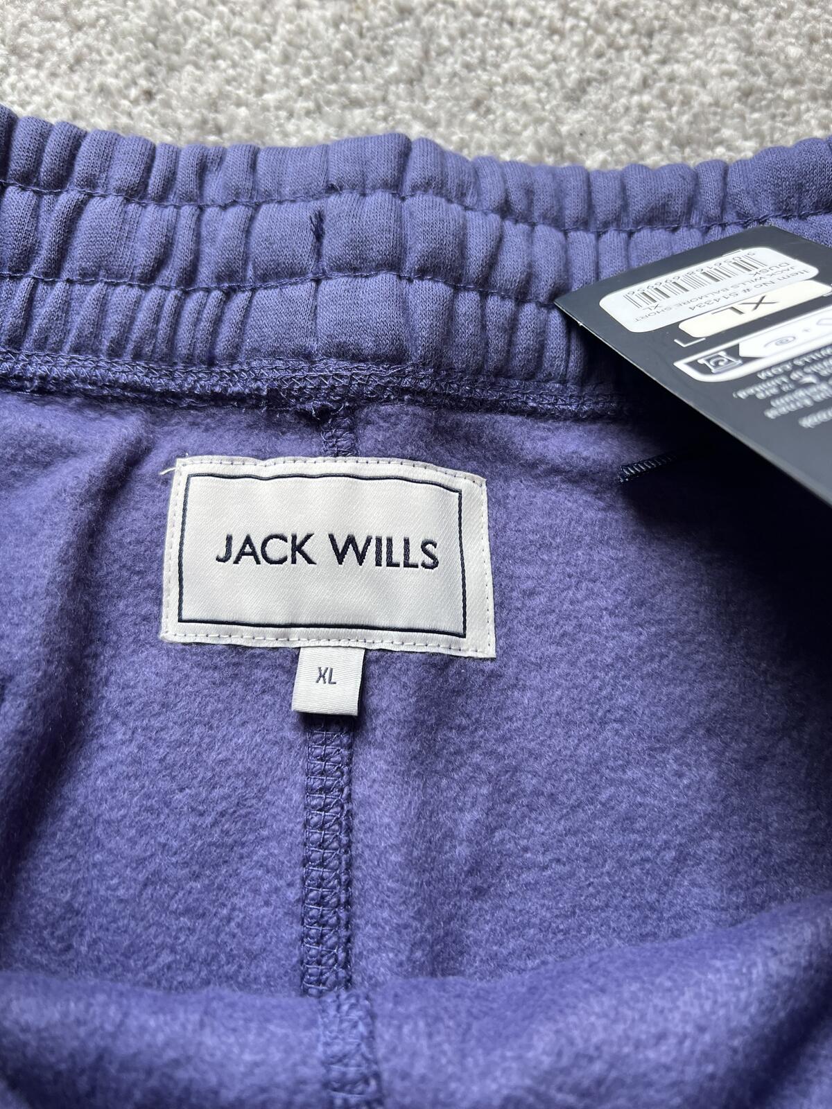 Jack Wills blue elasticated waist shorts, size XL