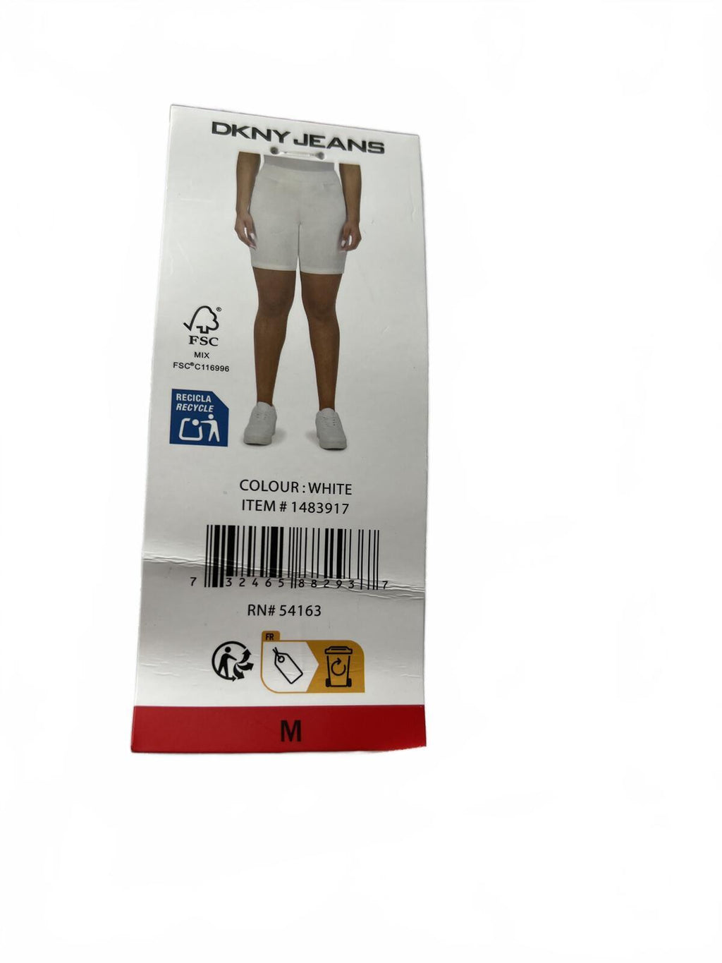 DKNY Jeans white shorts, size medium