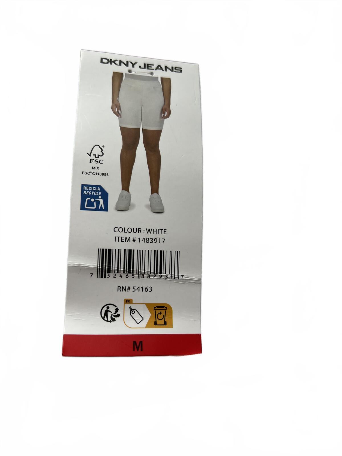 DKNY Jeans white shorts, size medium