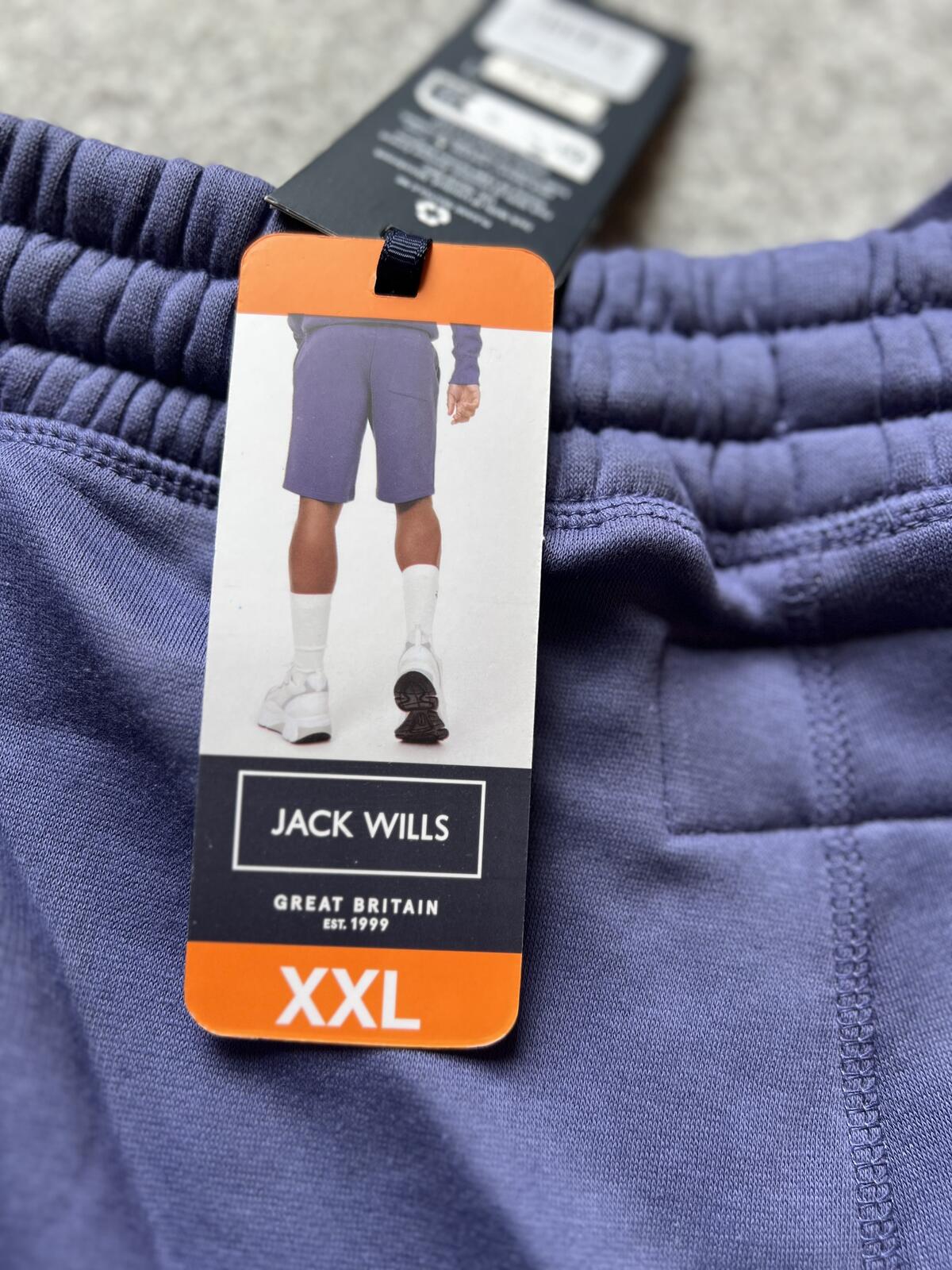 Jack Wills blue elasticated waist shorts, size XXL