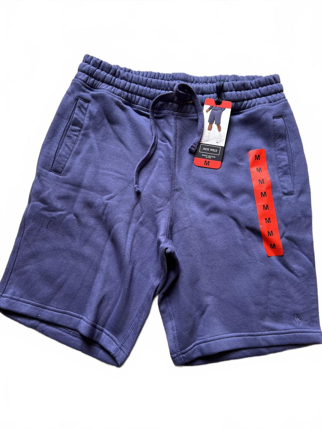 Jack Wills blue elasticated waist shorts, size medium