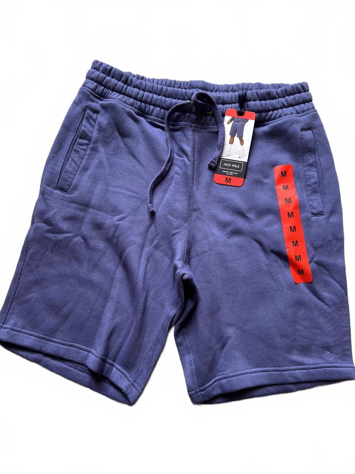 Jack Wills blue elasticated waist shorts, size medium