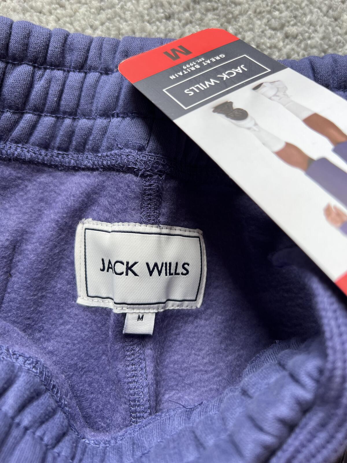 Jack Wills blue elasticated waist shorts, size medium