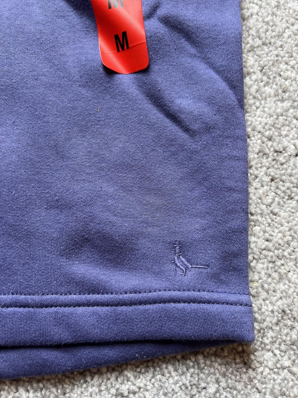 Jack Wills blue elasticated waist shorts, size medium