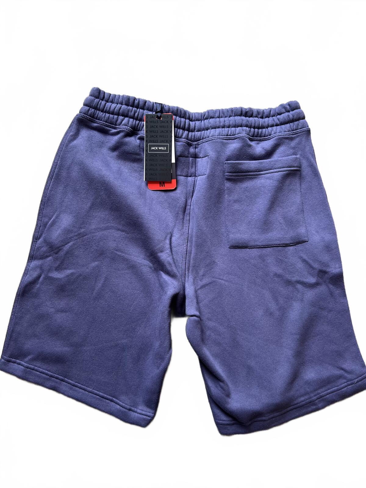 Jack Wills blue elasticated waist shorts, size medium