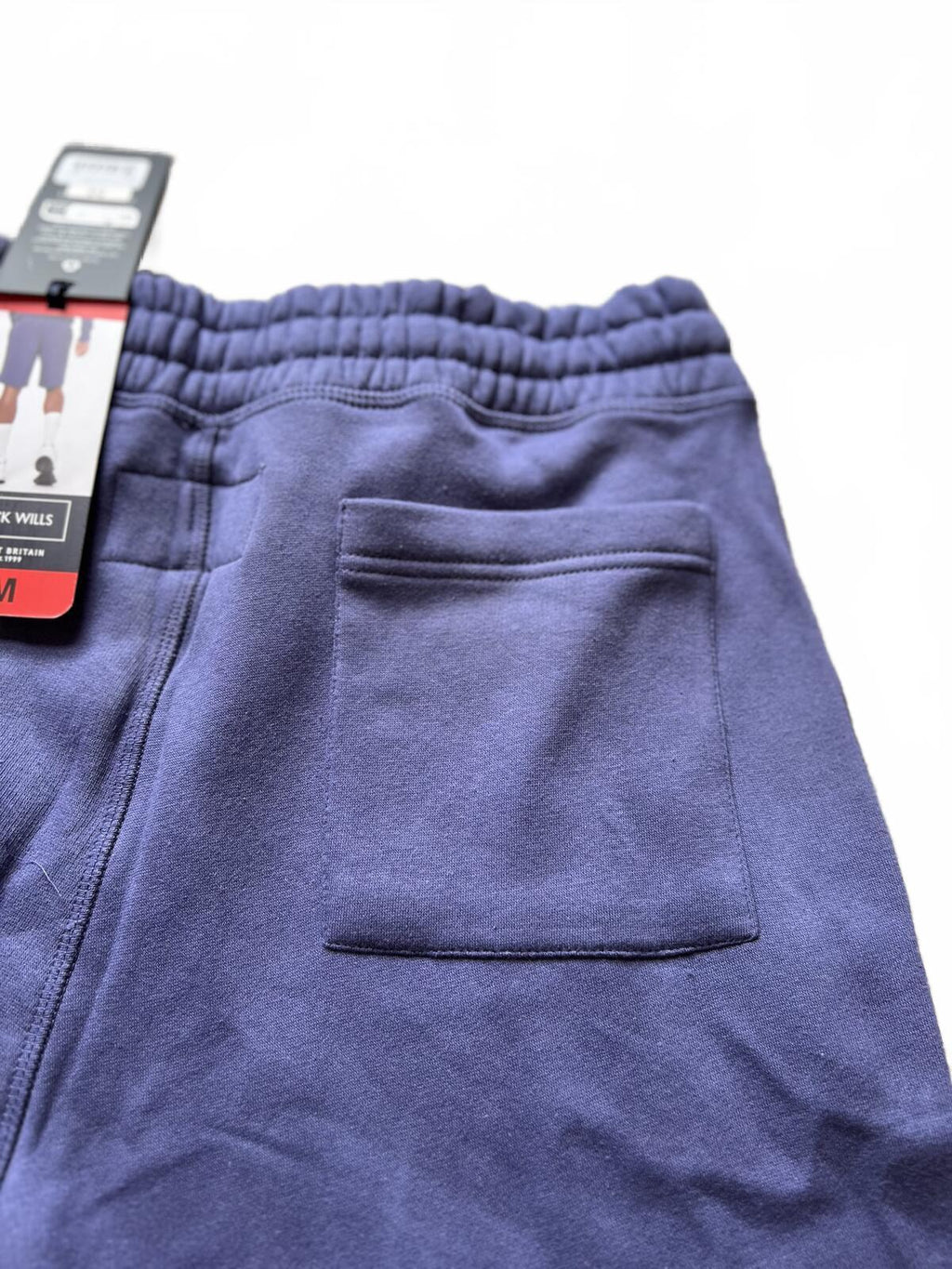 Jack Wills blue elasticated waist shorts, size medium