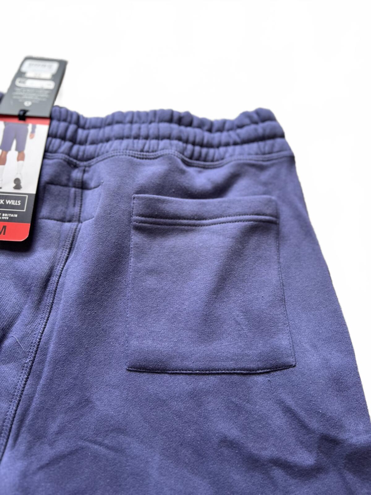 Jack Wills blue elasticated waist shorts, size medium