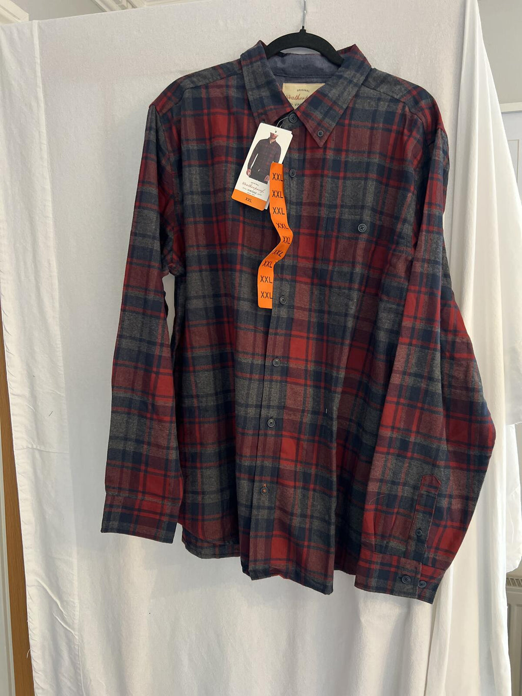 Weatherproof Vintage Red check shirt, size XXL