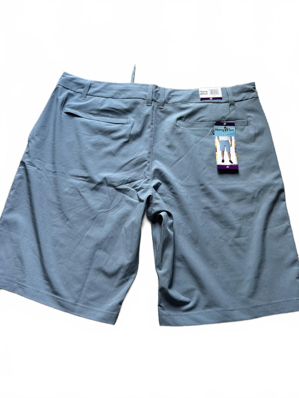 Hang Ten blue chino shorts, size 40” waist