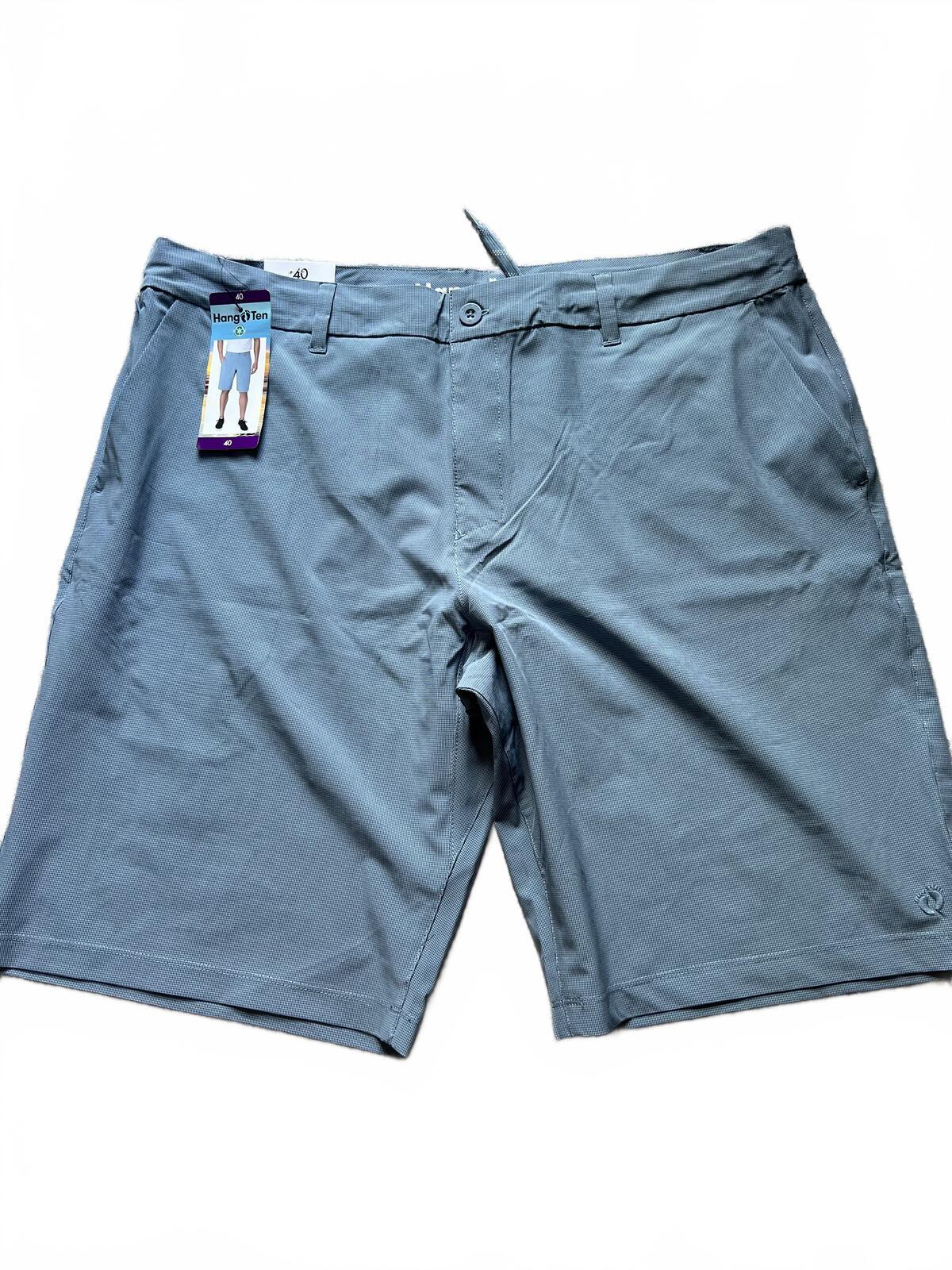 Hang Ten blue chino shorts, size 40” waist
