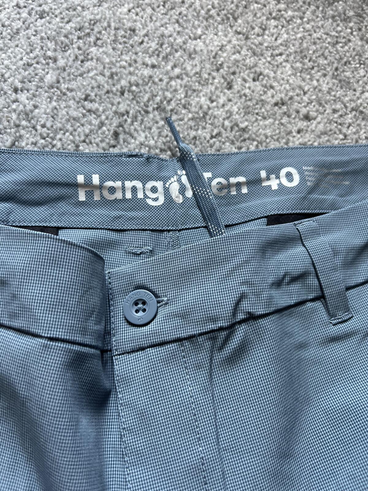 Hang Ten blue chino shorts, size 40” waist