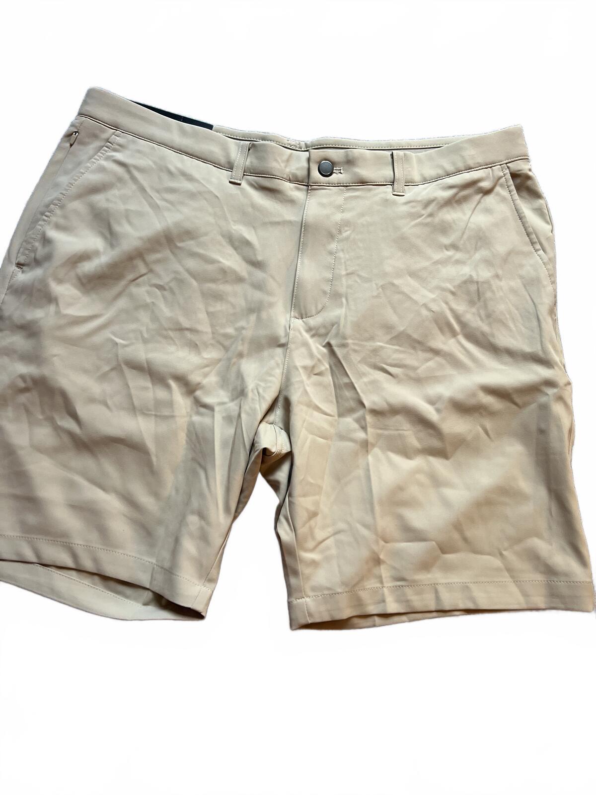 Kirkland beige chino shorts, size 38” waist
