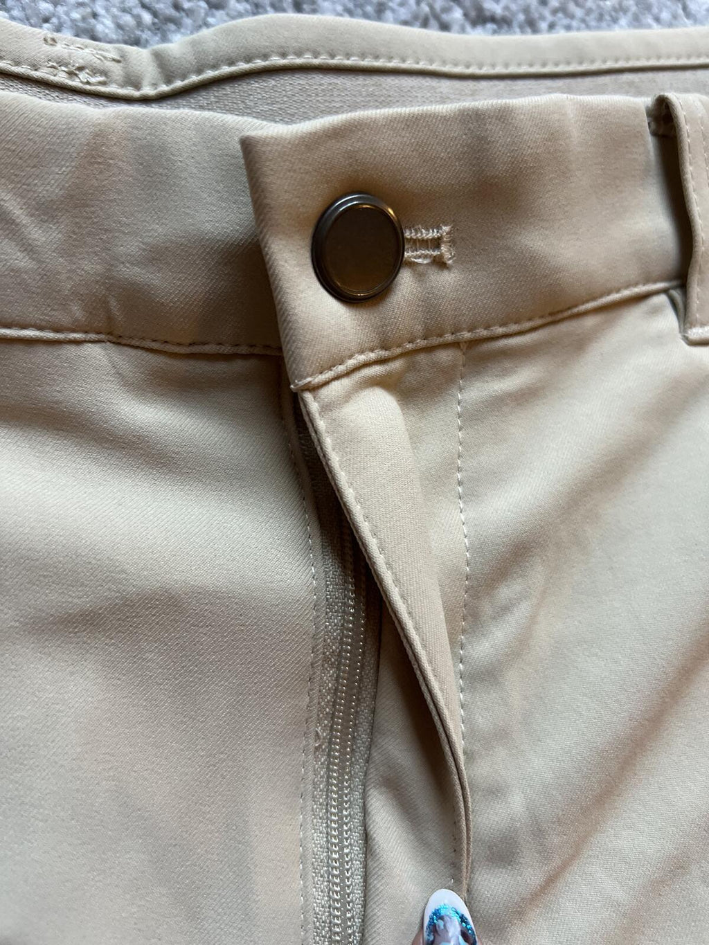 Kirkland beige chino shorts, size 38” waist