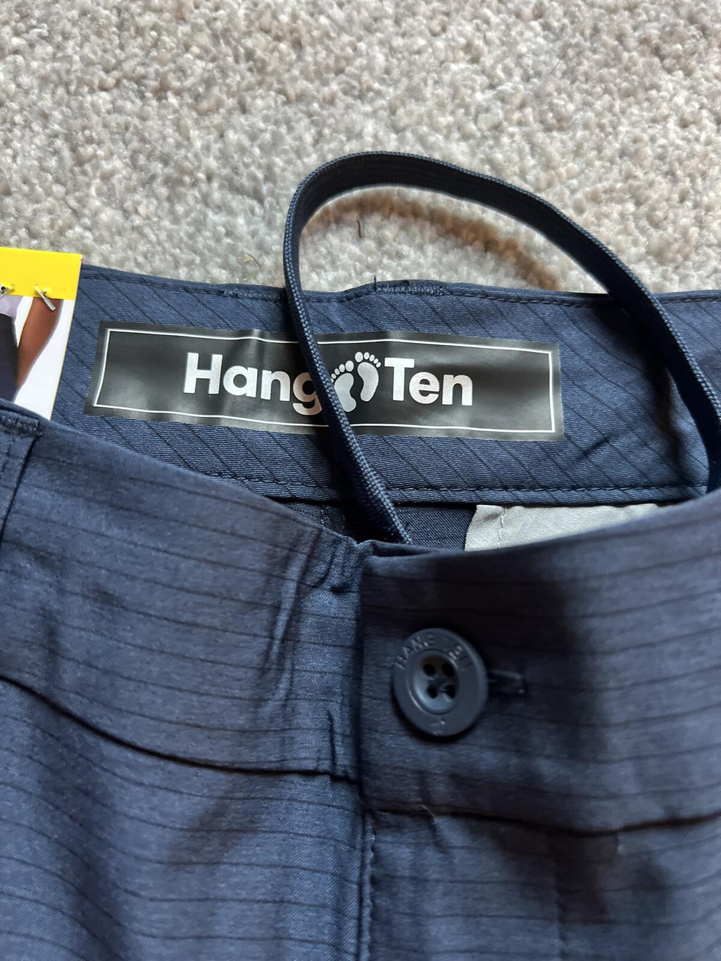 Hang Ten navy chino shorts, size 32” waist