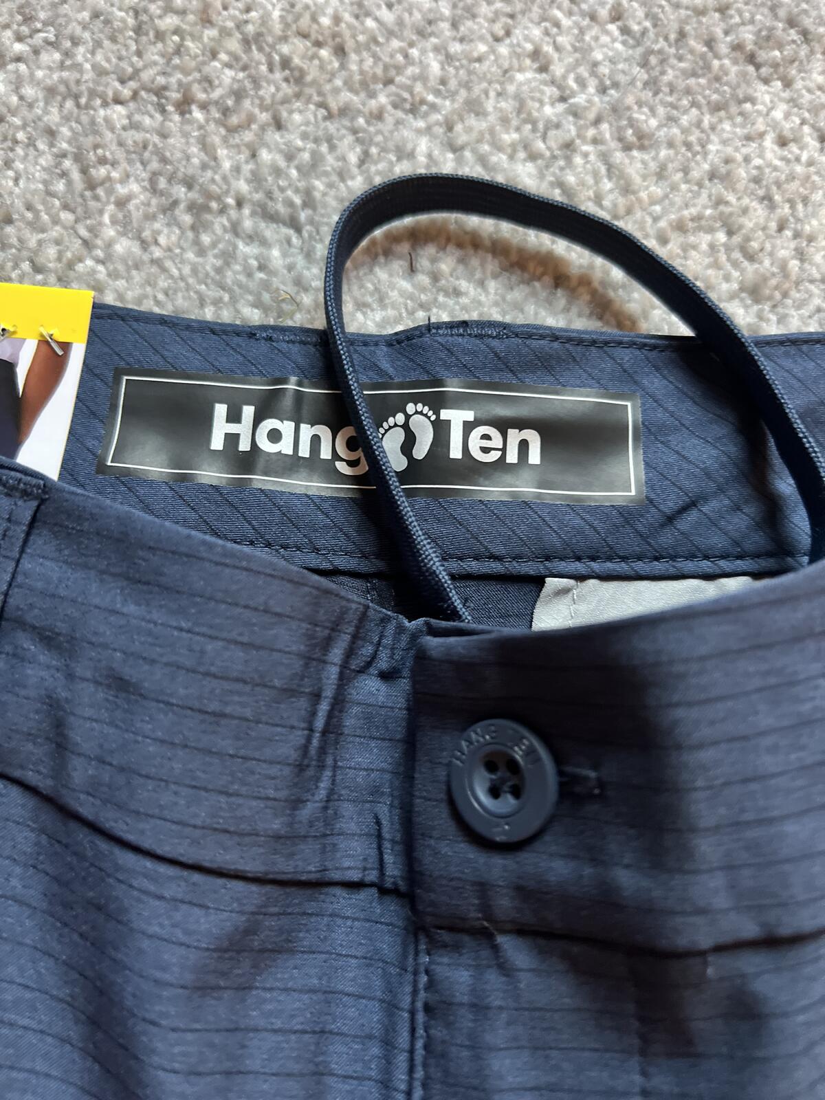 Hang Ten navy chino shorts, size 32” waist