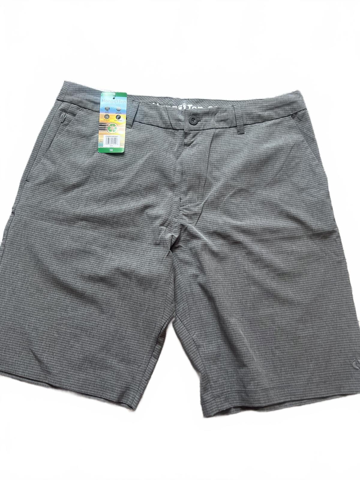 Hang Ten grey chino shorts, size 38” waist