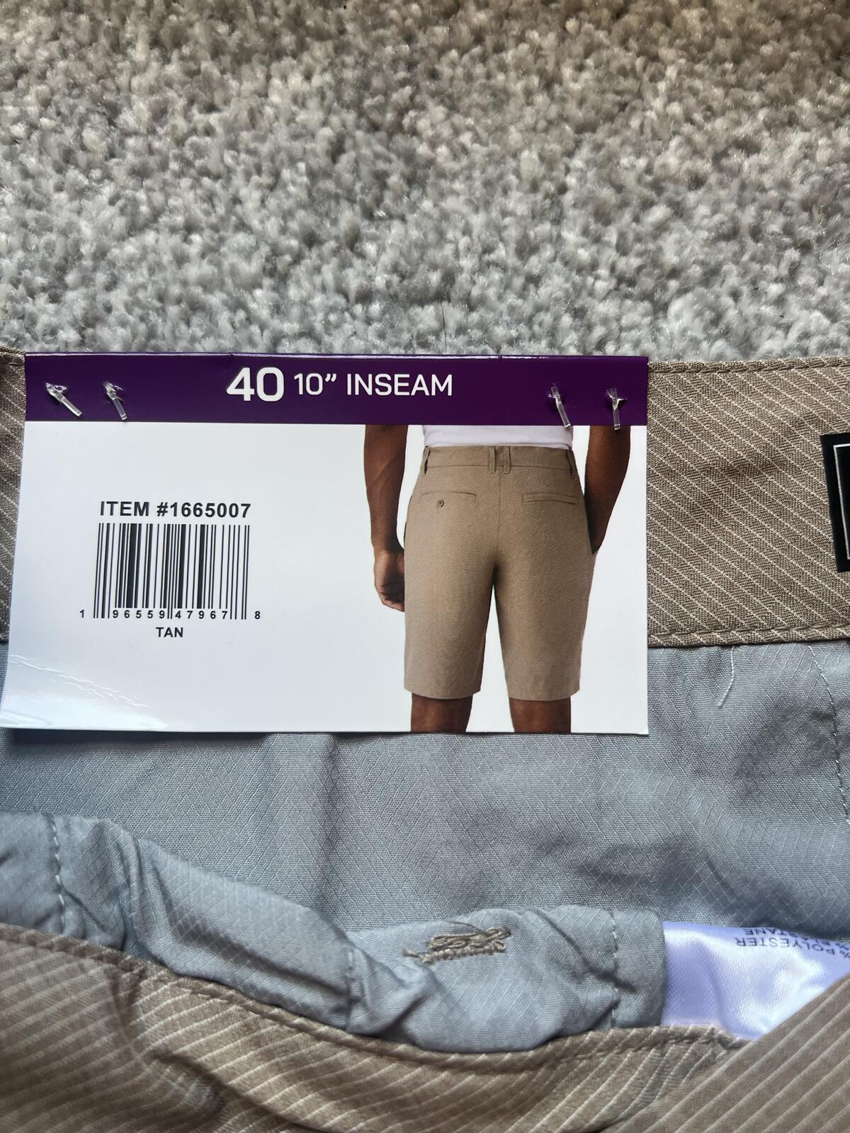 Hang Ten tan chino shorts, size 40” waist
