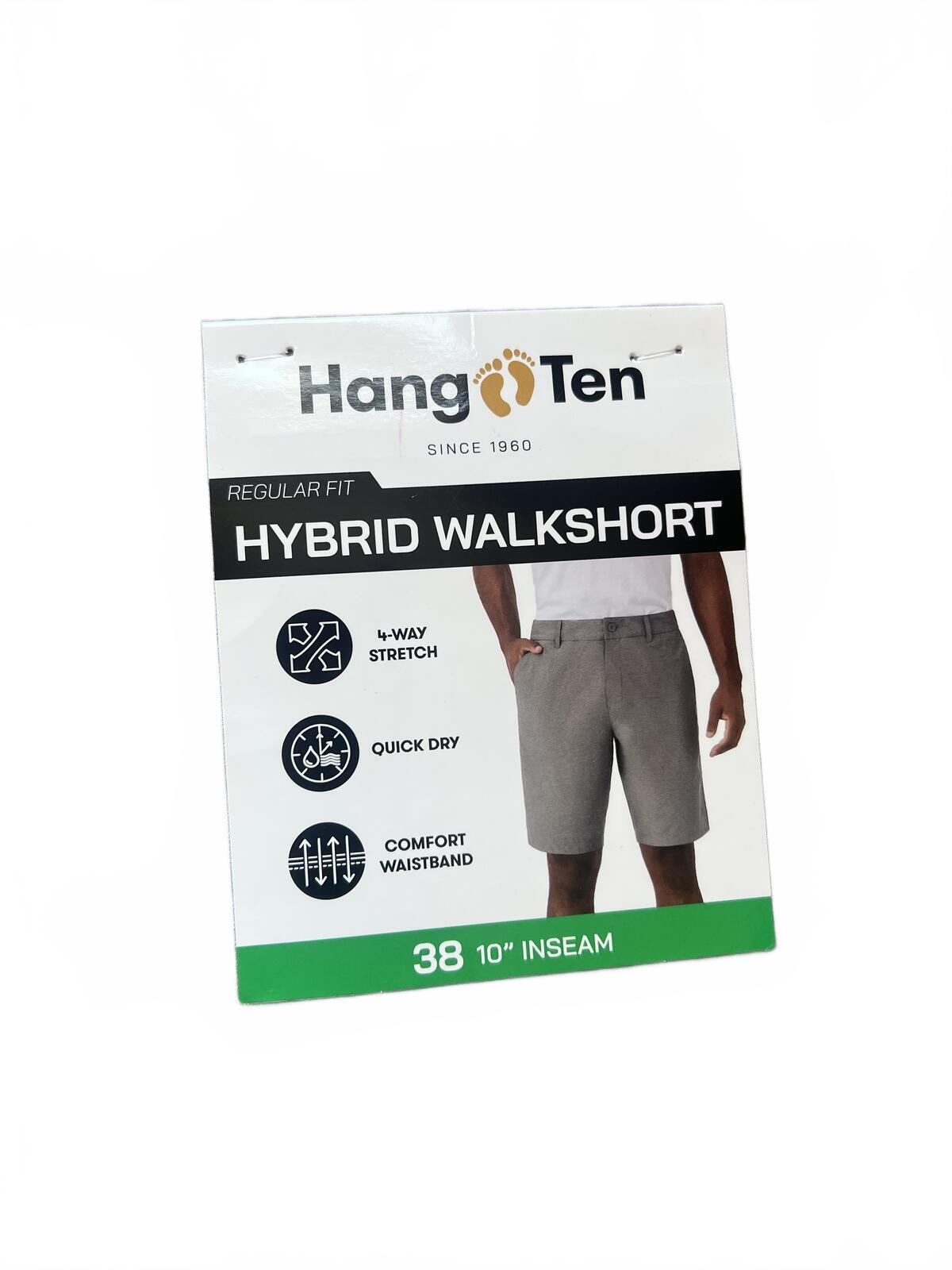 Hang Ten grey chino shorts, size 38” waist