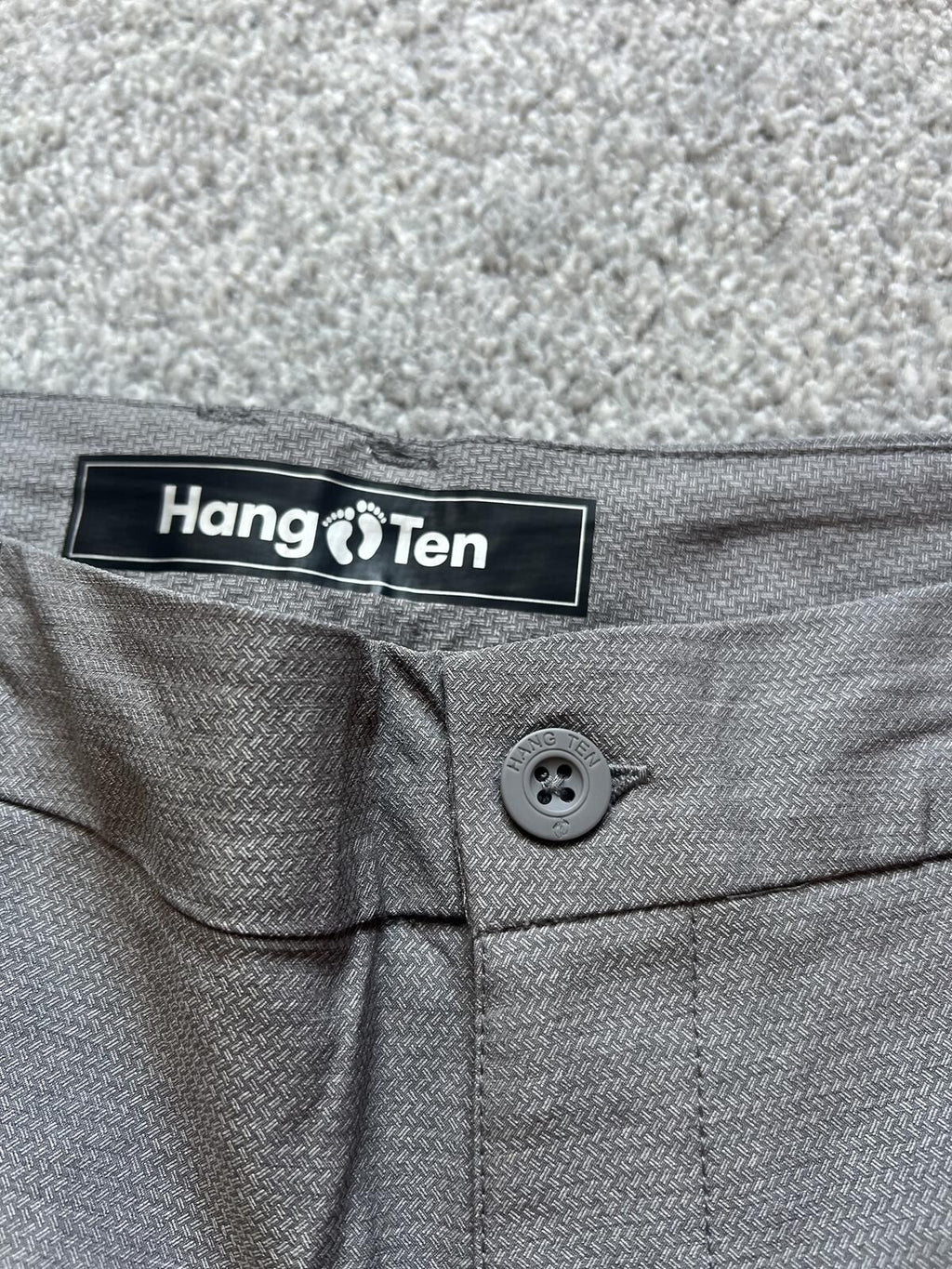 Hang Ten grey chino shorts, size 38” waist