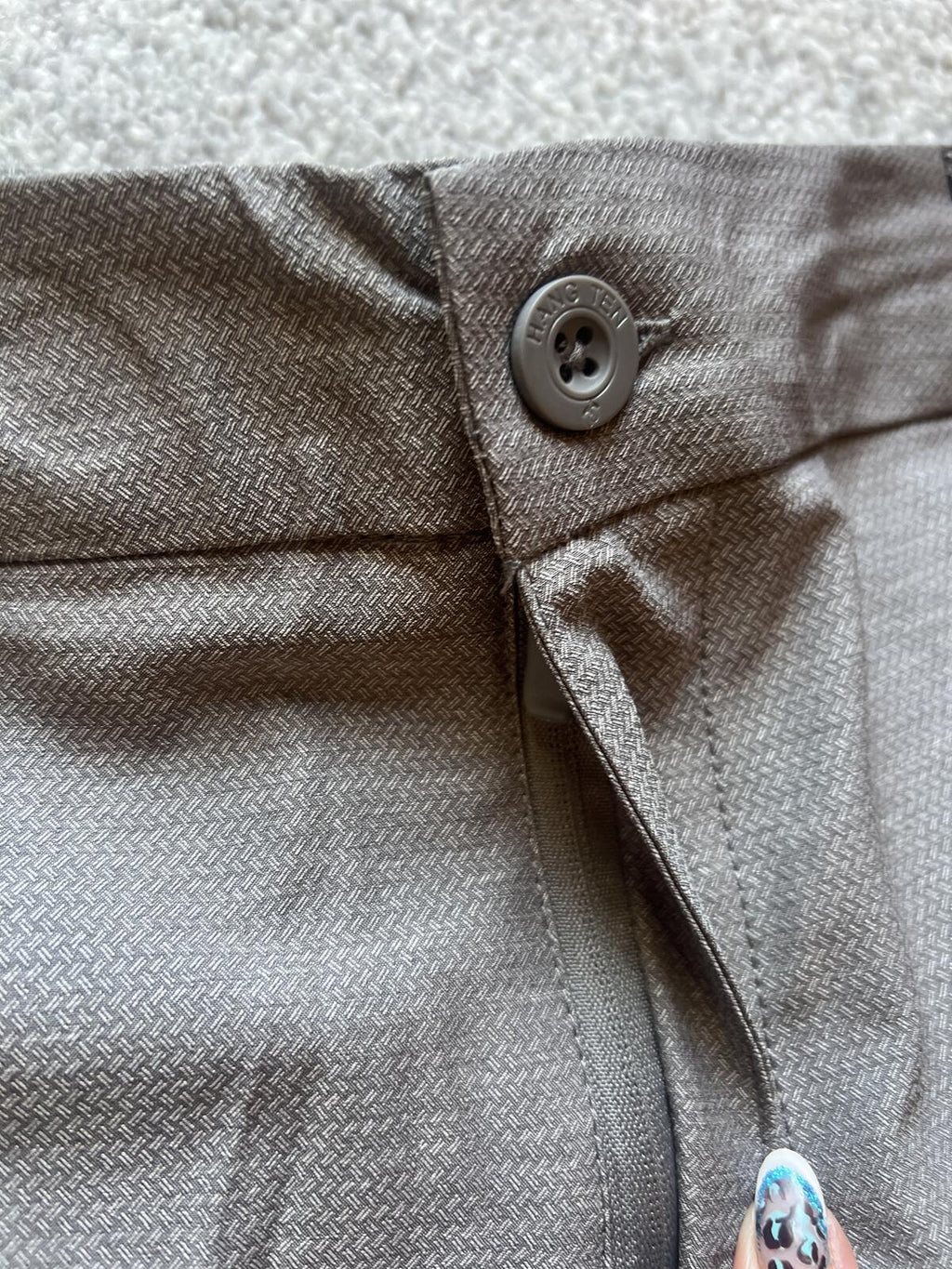 English Laundry dark grey chino shorts, size 38” waist