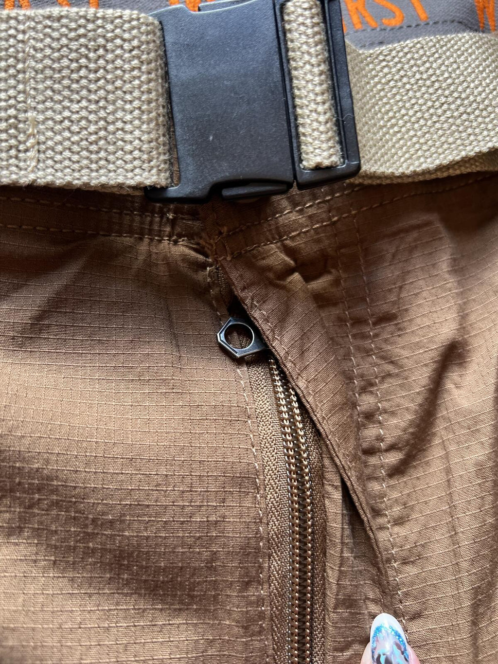 Wearfirst brown cargo shorts, size 40” waist