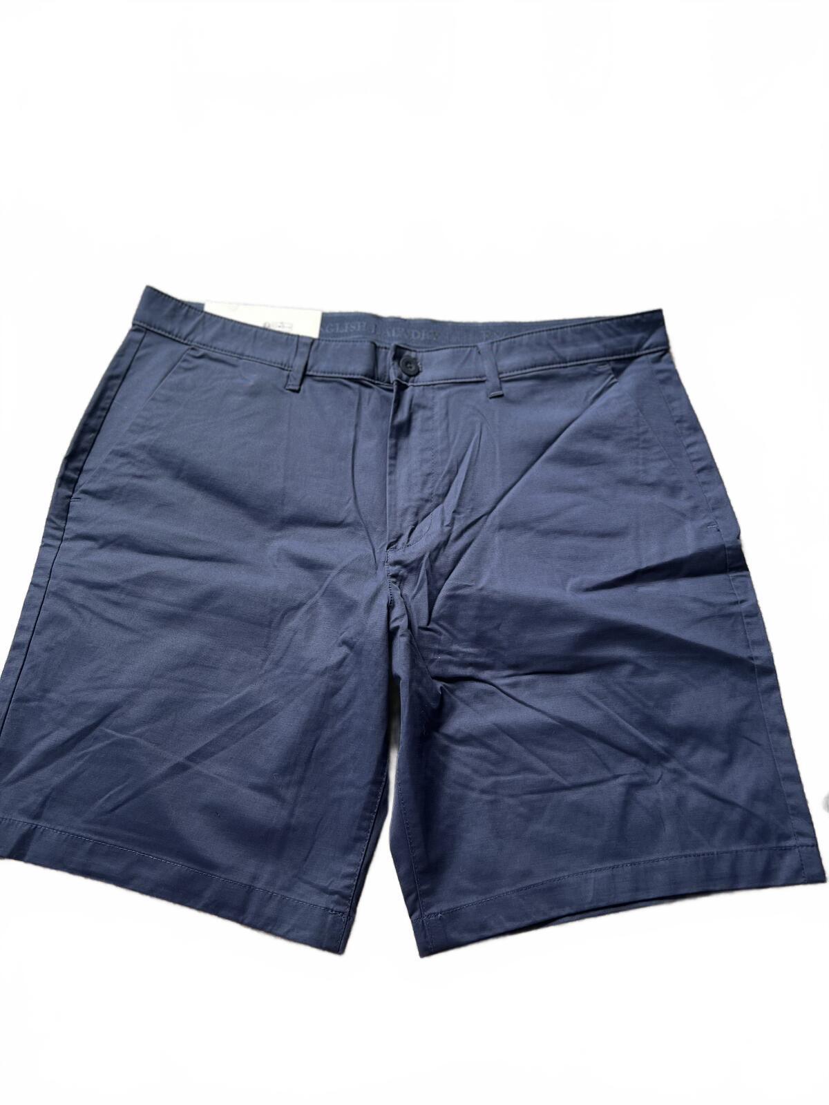 English Laundry college blue chino shorts, size 36” waist