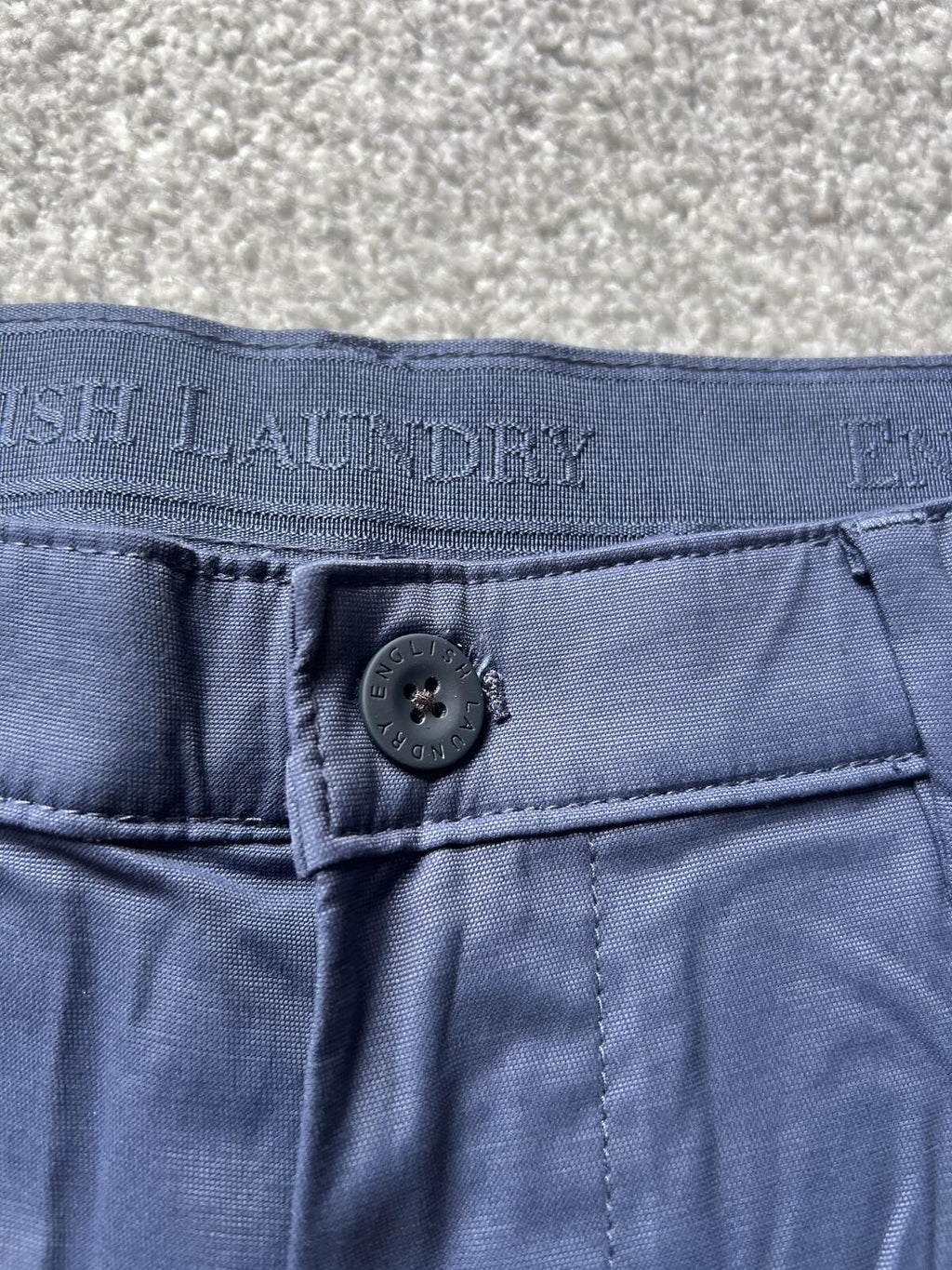 English Laundry college blue chino shorts, size 36” waist
