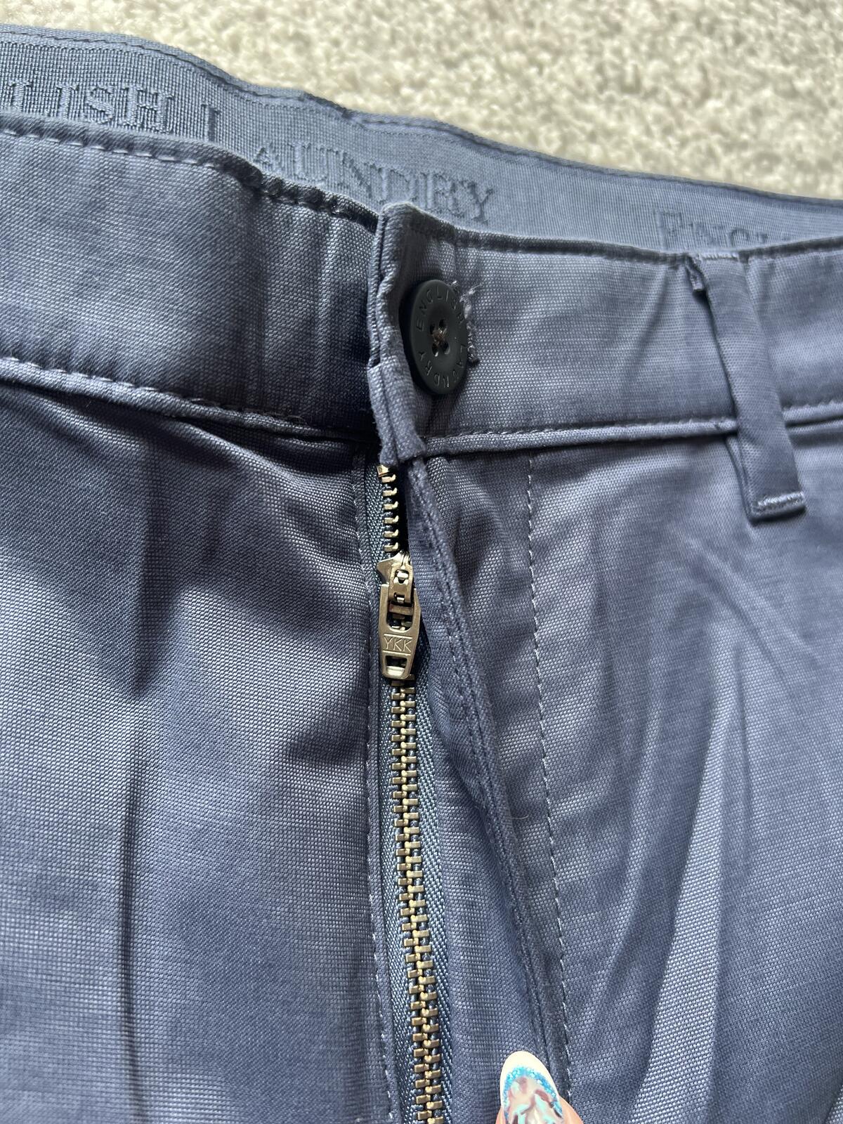 English Laundry college blue chino shorts, size 36” waist