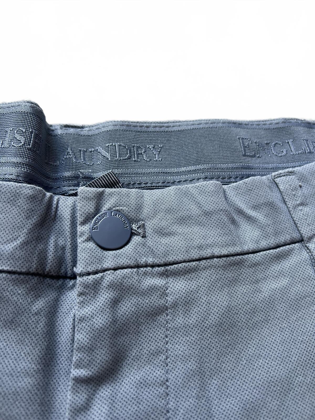 English Laundry blue flat front chino shorts, size 40” waist